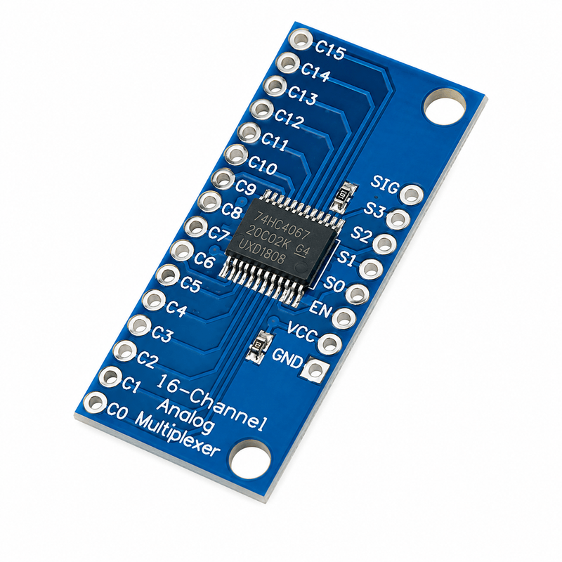 16-Channel Analog Digital Multiplexer Module – CD74HC4067 Signal Expansion Board for Arduino & Raspberry Pi