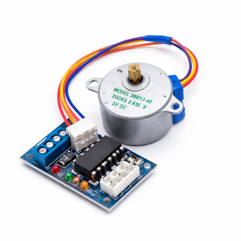 28BYJ-48 5V Stepper Motor with ULN2003 Driver Board – 4 Phase Stepper Motor Kit for Arduino DIY Projects