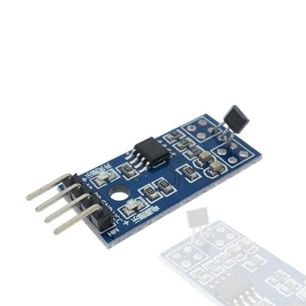 4-Pin Linear Magnetic Hall Switch Sensor Module | Adjustable Hall Effect Speed Counter & Magnetic Detector for Arduino, ESP32 & Robotics