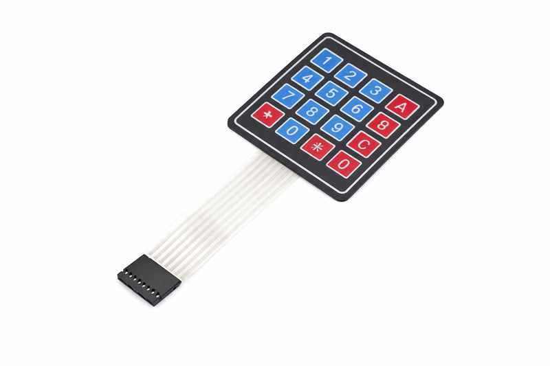 4×4 Matrix Membrane Keypad 16-Key Button Switch Keyboard Control Panel for Arduino DIY Projects