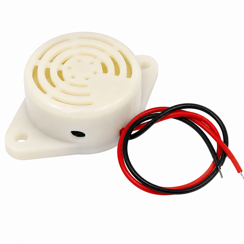 DC 3-24V Piezo Electronic Alarm Buzzer Continuous Beep Sound with Cable | 12V Active Buzzer for Arduino & Security Systems