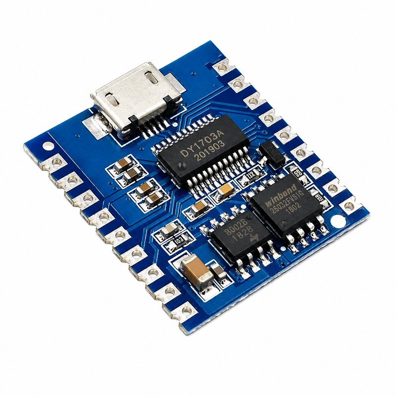 DY-SV17F Audio Module Mini MP3 Player Voice Module – IO Trigger USB Download Flash MP3 Sound Playback Board