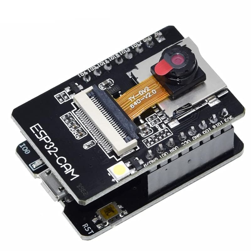 ESP32-CAM-MB WiFi Bluetooth Development Board + OV2640 Camera | 5V AI IoT Module