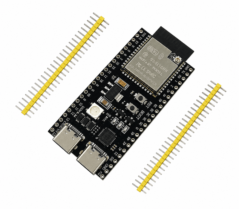 ESP32-S3 Dual Type-C Development Board | ESP32-S3-DevKitC N16R8 | Wi-Fi + Bluetooth