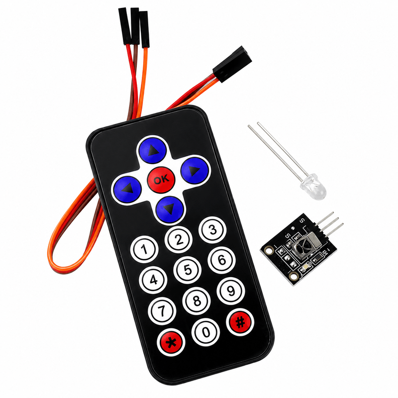 Infrared Remote IR Wireless Remote Control Module Kit for Arduino, Robotics & DIY Electronics