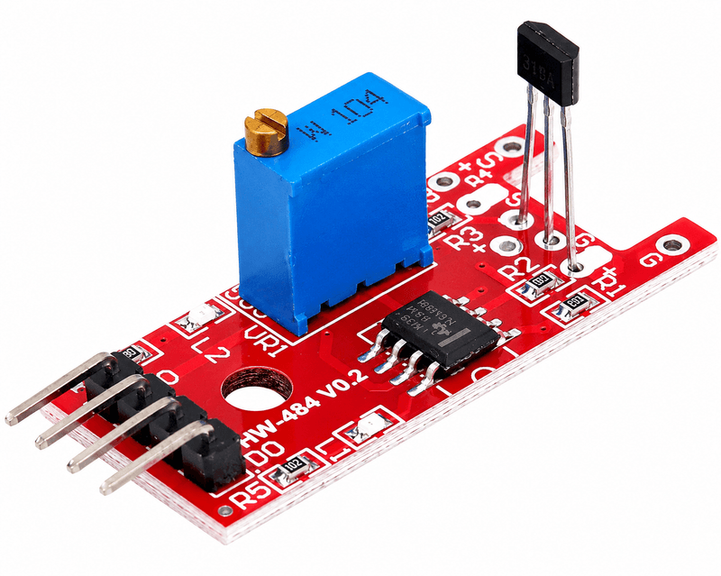 KY-024 Linear Magnetic Hall Sensor Module 4-Pin Speed Counting Switch for Arduino DIY Starter Kit