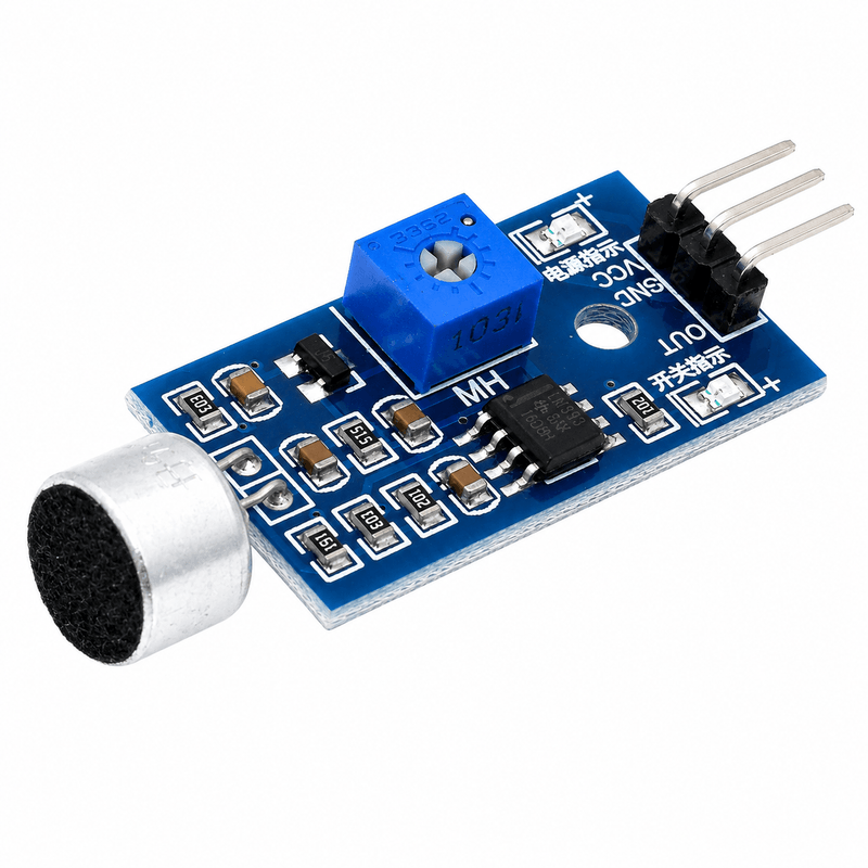 KY-037 Sound Detection Sensor Module 3-Pin Microphone Voice Sensor for Arduino Smart Robot Car DIY Projects