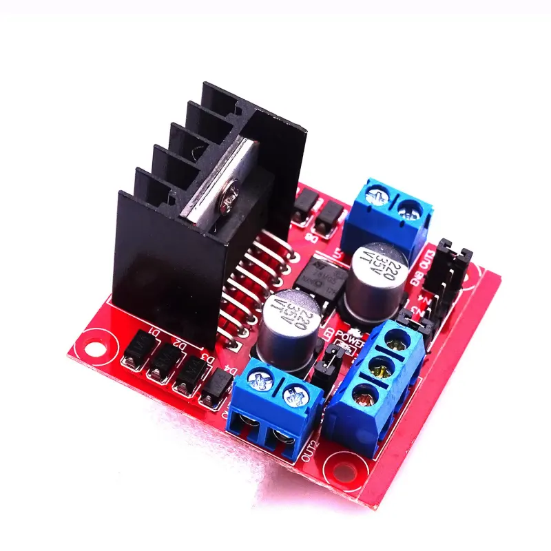 L298N Dual H-Bridge Motor Driver – DC & Stepper Motor Controller for Arduino Robotics