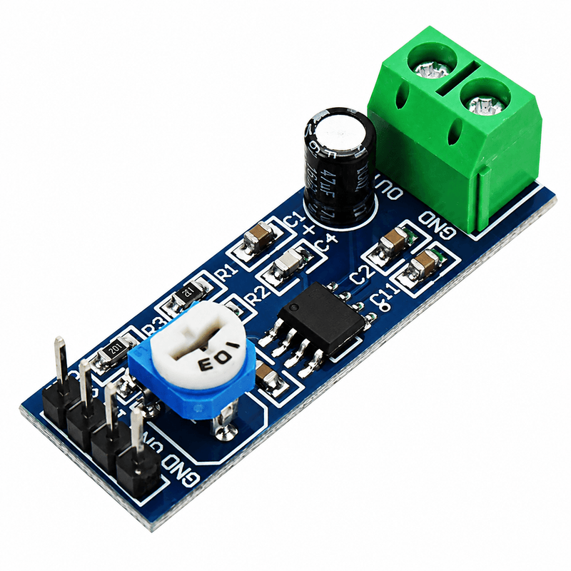 LM386 Audio Amplifier Module Low Voltage Sound Amplifier Board for Arduino, DIY Speakers & Audio Projects