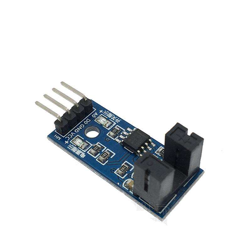 Photoelectric Beam Speed Sensor Module | 3.3V–5V Slot-Type Optocoupler RPM Counter for Arduino, AVR, PIC & Robotics DIY Kits