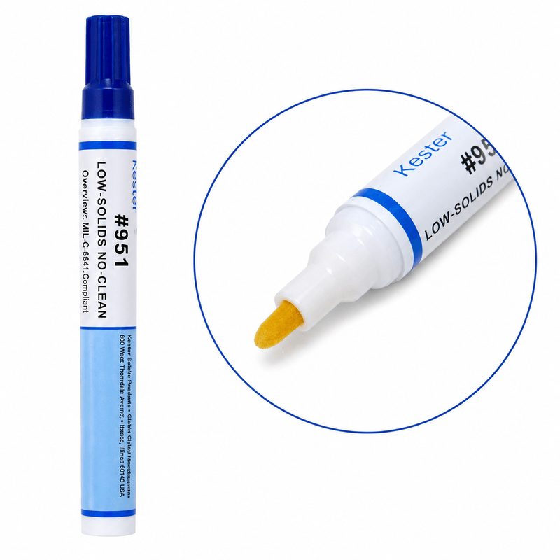Soldering Rosin Flux Pen Kester 951 No-Clean Flux Pen for PCB Electronics Repair & Soldering