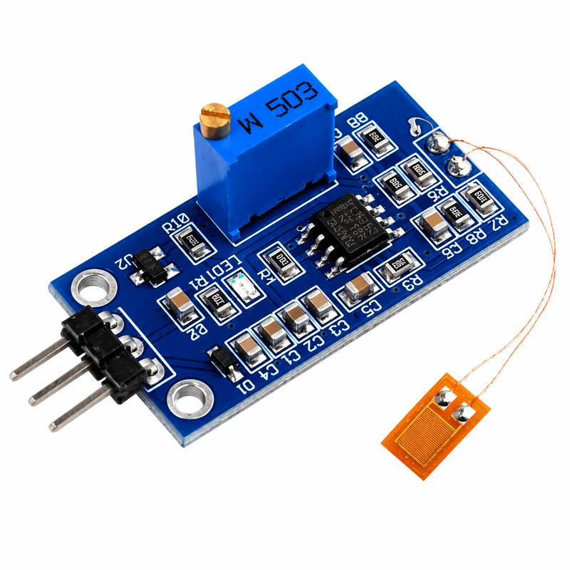 Strain Gauge Bending Sensor Weighing Amplifier Module – Load Cell Signal Amplifier Board for Arduino & Electronic Weighing Projects