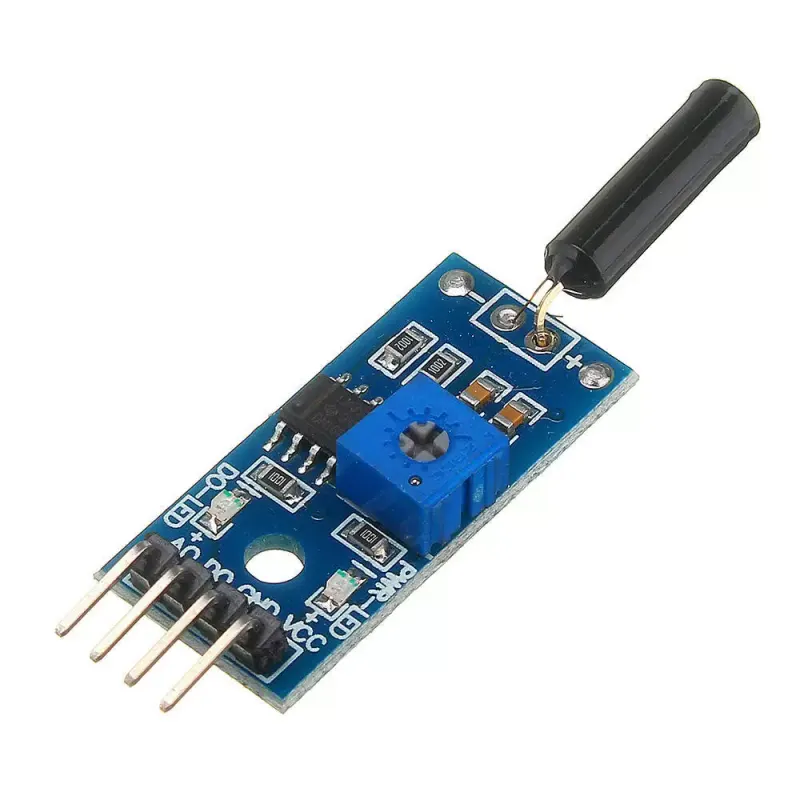 SW-420 Normally Closed Vibration Sensor Module | Adjustable Shock & Motion Alarm Sensor for Arduino, ESP32 & IoT Security Projects