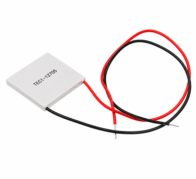 TEC1-12705 Thermoelectric Cooler Peltier Module – 12V Semiconductor Cooling Plate for DIY Refrigeration & Cooling Projects