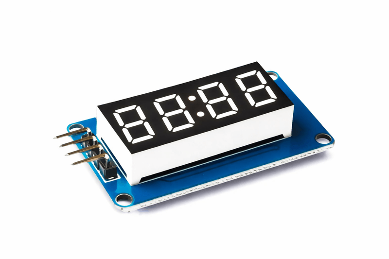 TM1637 4-Digit 7-Segment LED Display Module – 0.36 Inch Red Digital Tube for Arduino and Clock Projects