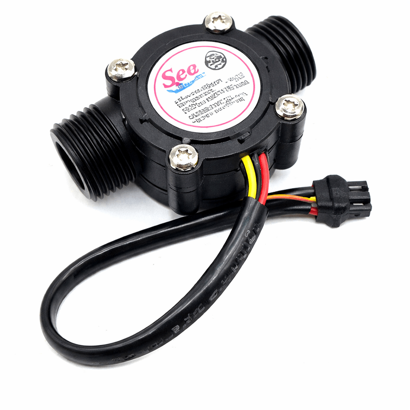 YF-S201 Water Flow Sensor Flowmeter Hall Effect Water Control Sensor 1-30L/min 2.0MPa